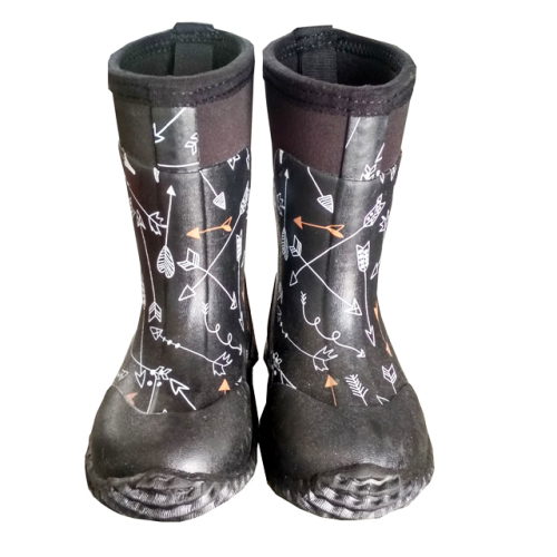 Children Waterproof Neoprene Rubber Wellington Boots