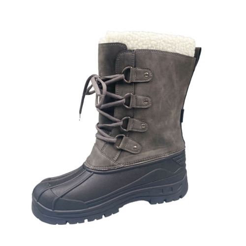 Wholesale Fashion Trend leather men Winter Snow Boots