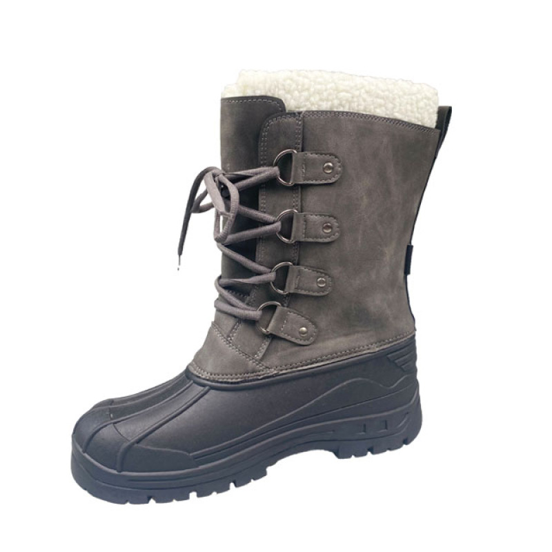 Wholesale Fashion Trend leather men Winter Snow Boots