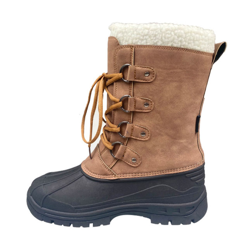 Wholesale Fashion Trend leather men Winter Snow Boots