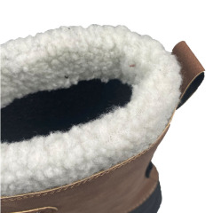 Wholesale Fashion Trend leather men Winter Snow Boots