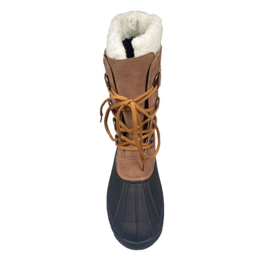 Wholesale Fashion Trend leather men Winter Snow Boots