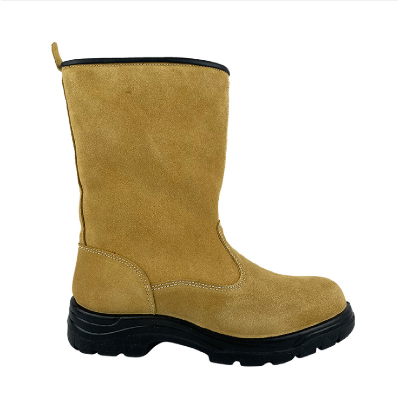 Hot Sell Genuine Leather EN Certified Steel Toe Safety Boots Outdoor Ankle Durable Waterproof Rain Safety Boots
