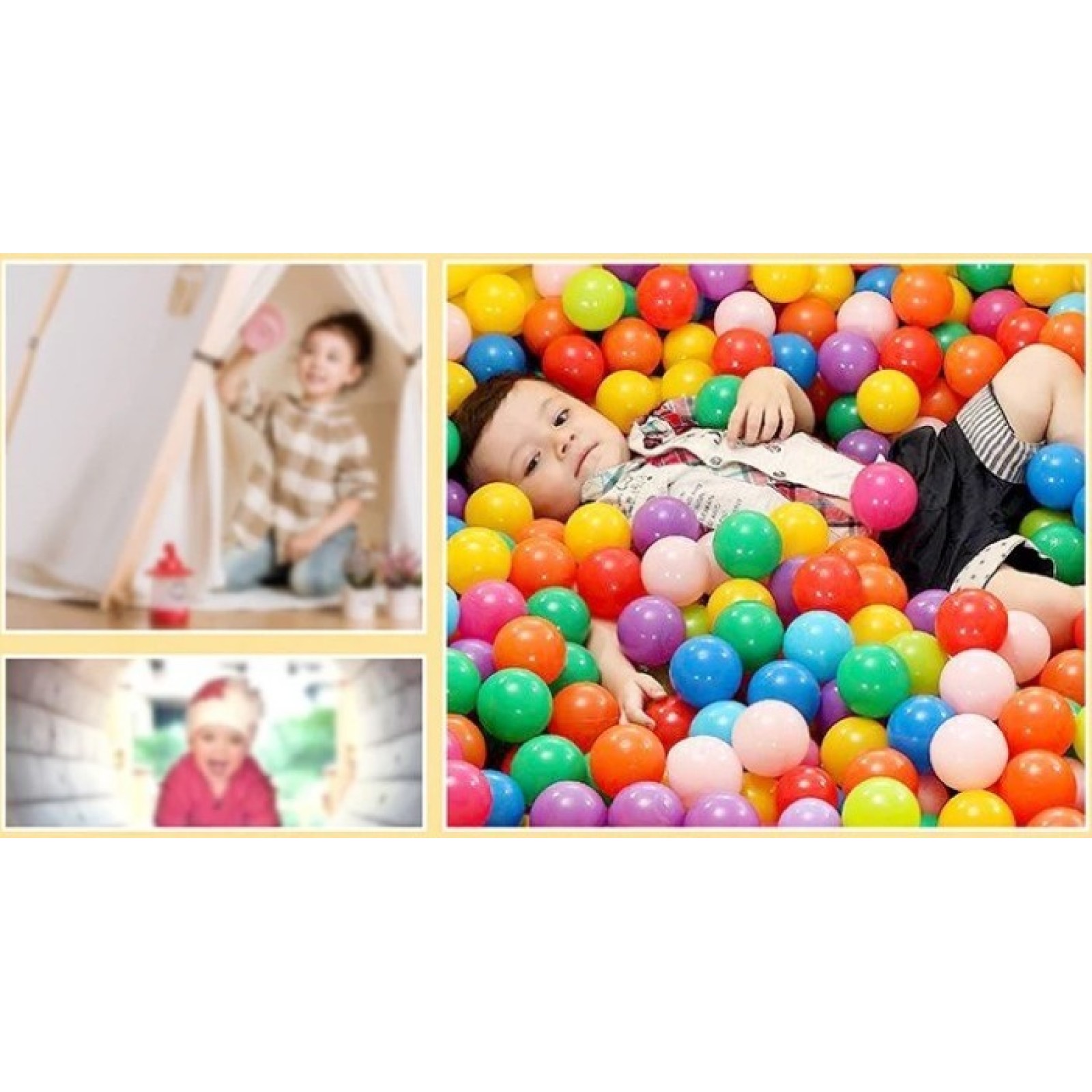 Ocen Pool Kids Play tunnel Baby Pop Up Tent