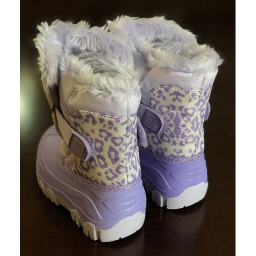 Wholesale Children's Luxury Fashion Waterproof Winter Snow Boots With Plush Lining