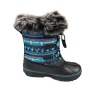 TPR Kids Customized Fashionable Warm Anti-slip Snow Boots With Fur Collar