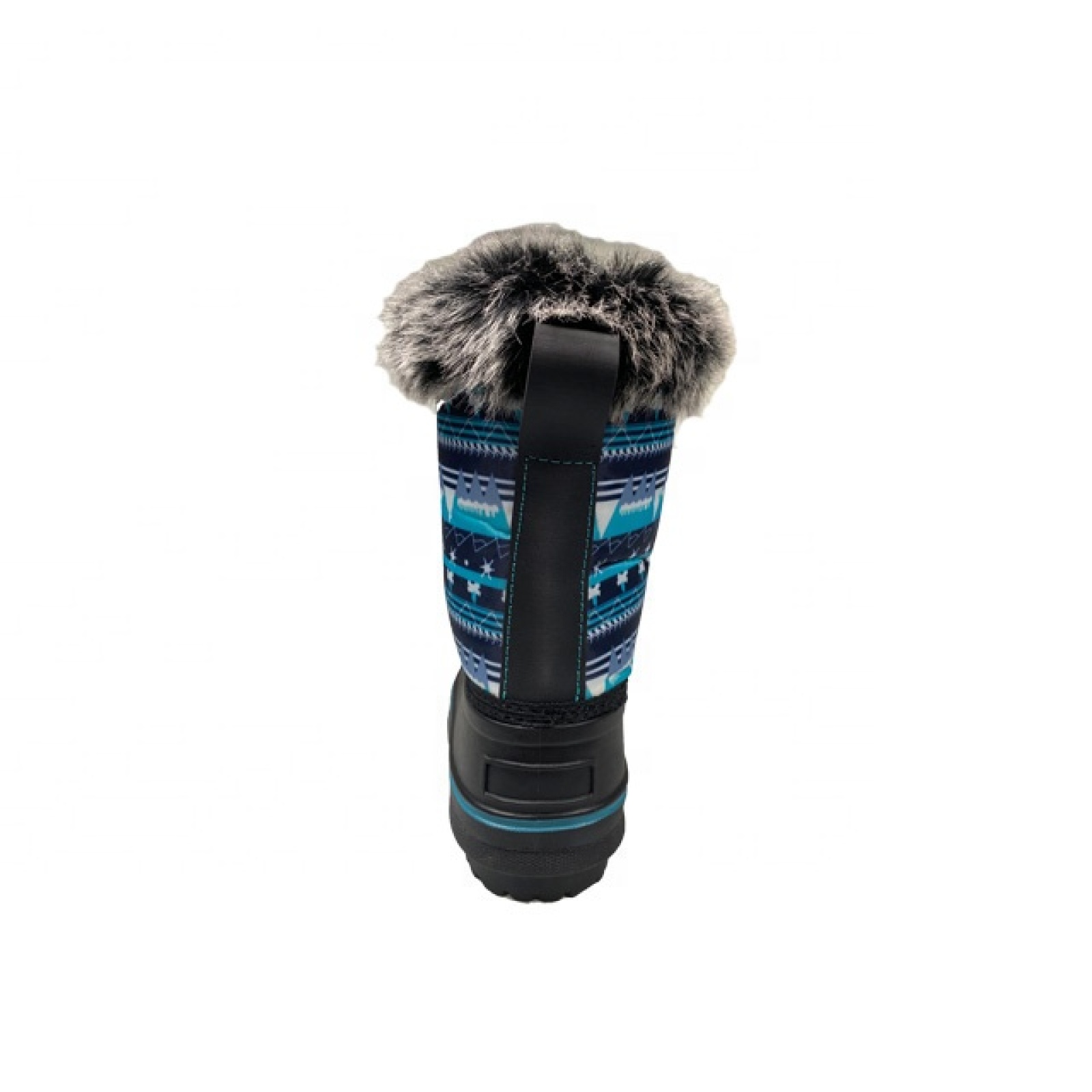 TPR Kids Customized Fashionable Warm Anti-slip Snow Boots With Fur Collar