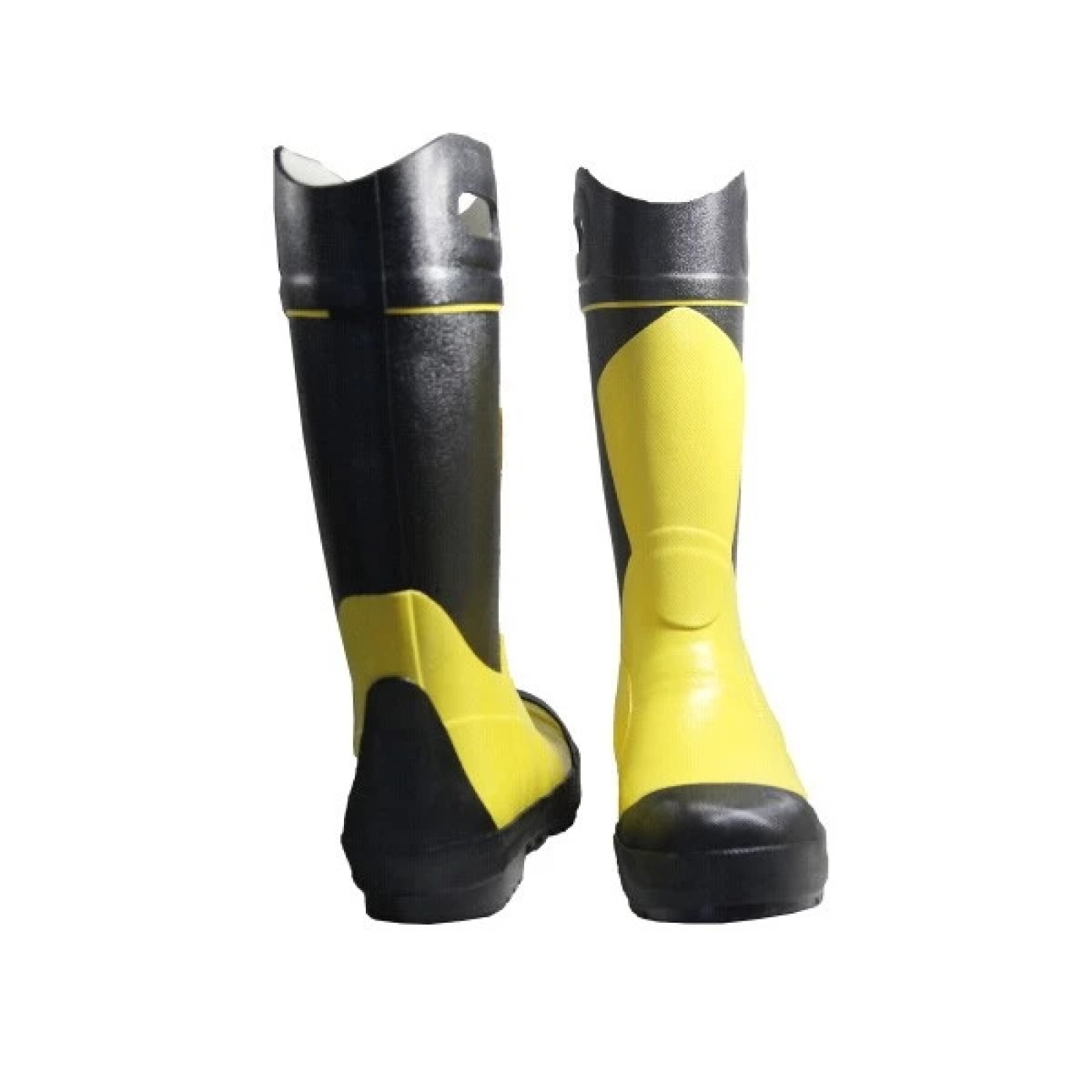 Wholesale Firefighter Rubber Fire Resistant Fireproof Waterproof Cotton Lining Boots