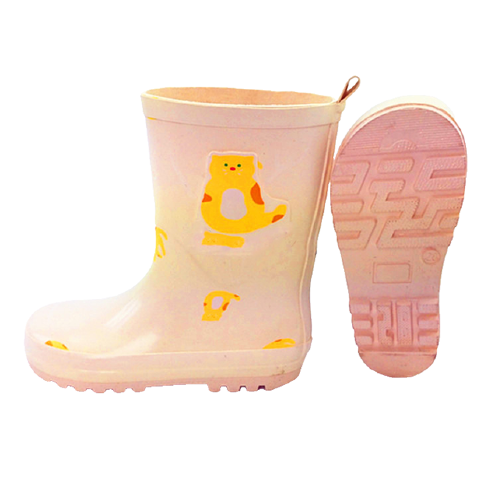 Custom Baby Rubber Boots Gumboots Rain Shoes with Printing for Kids