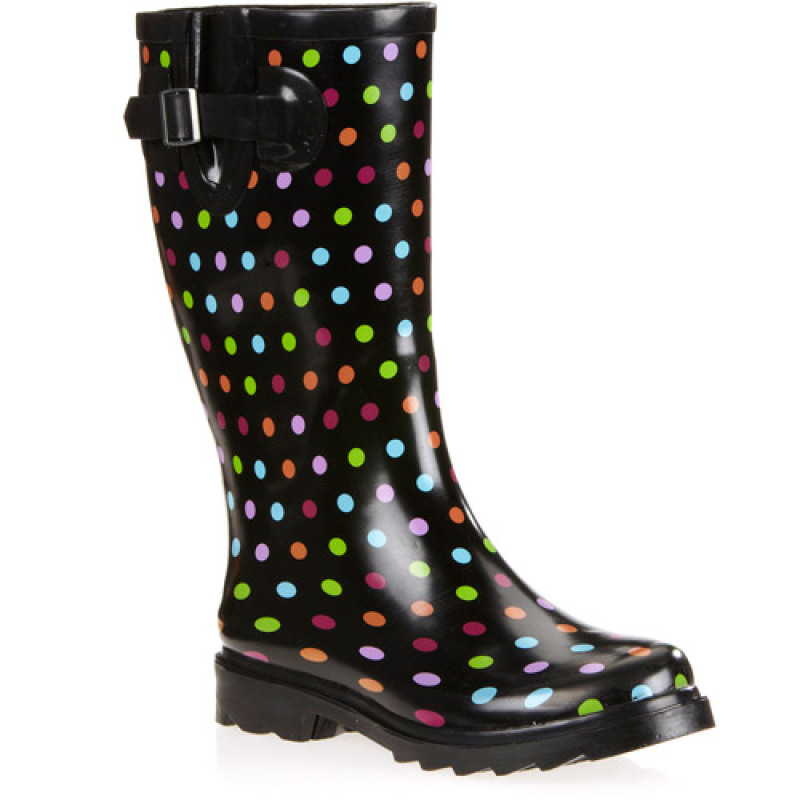 Ladies Fashion Waterproof Cowboy Rubber Boot