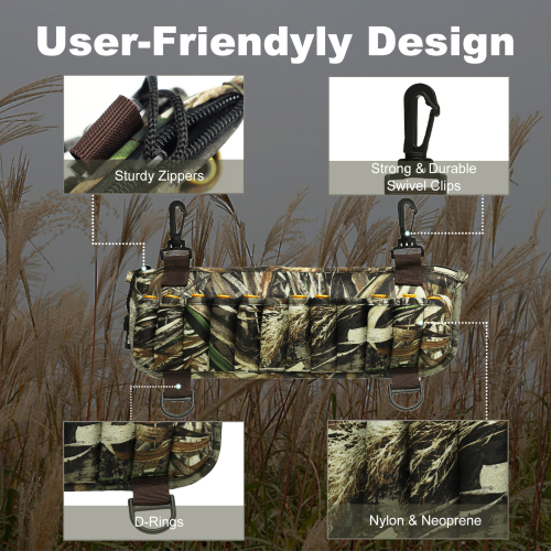 Camo Neoprene Wader Shell Holder
