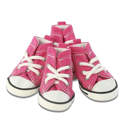 Hot design Pet Canvas Breathable  Shoes Sport Anti-slip Dog Shoes Fashion Custom Cute Pet Boots Outdoor
