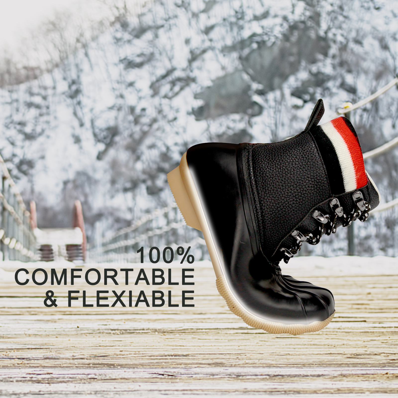 Top Quality Custom  Winter  Boots Female Duck Boots Waterproof  For Women Wholesale Warm Snow Boots