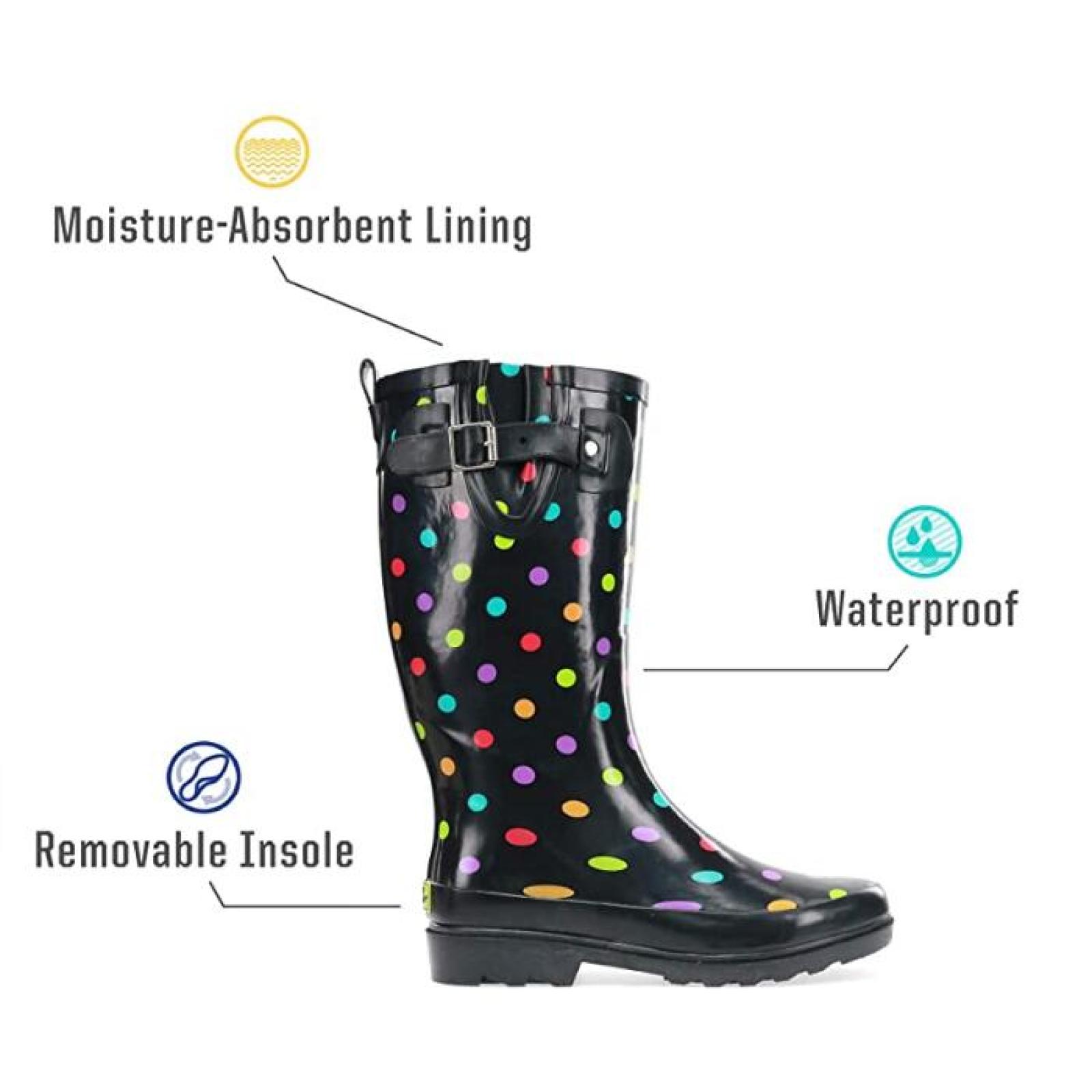 2021 womens rubber  Waterproof rain boots