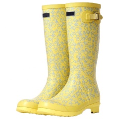 High Quality Women's Wellies Customized Rain Gumboots Waterproof Rubber Rain Boots