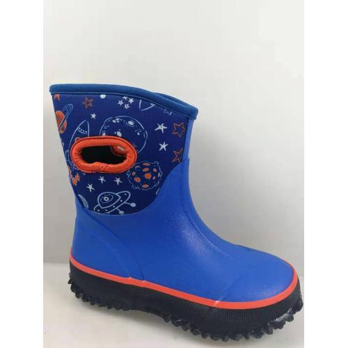 Kids and Toddler Waterproof Warm Snow Winter Neoprene Boots Outdoor Splash Boots