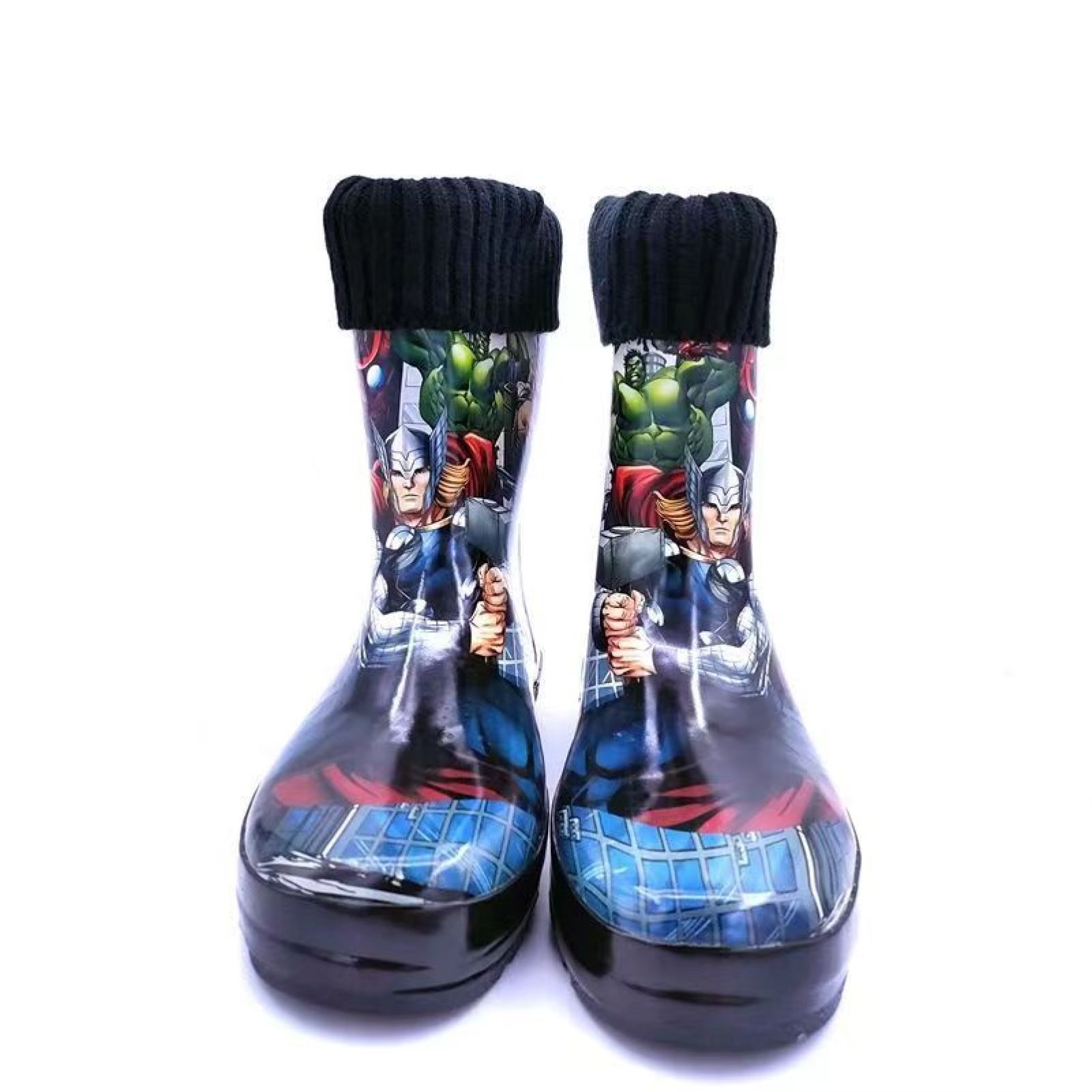 High Quality Children Customized Rain Wellies Waterproof Rubber Rain Boots With Printing
