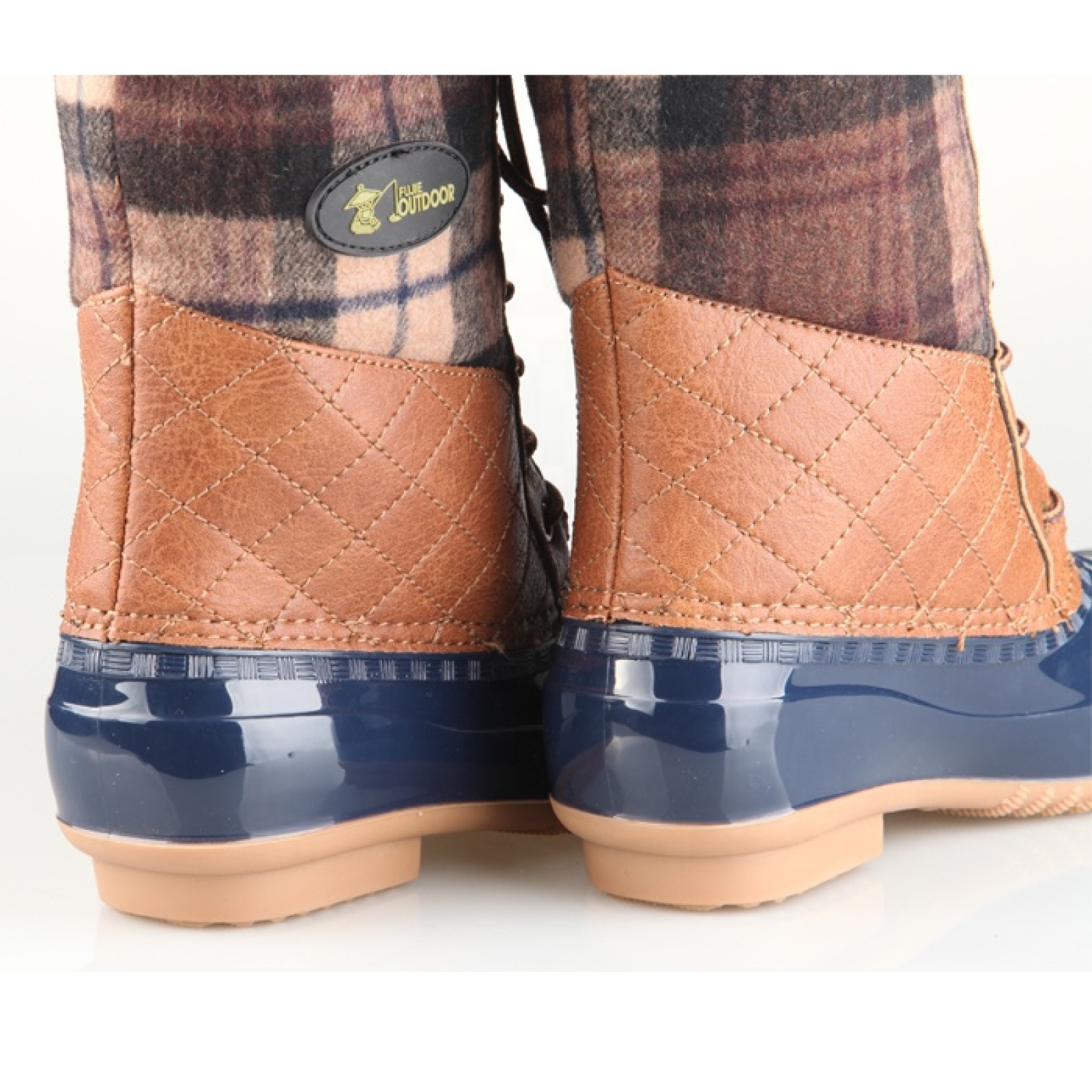 Women's Salt Water Snow Winter Lace Up Duck Bean Boots