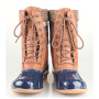 Women's Salt Water Snow Winter Lace Up Duck Bean Boots