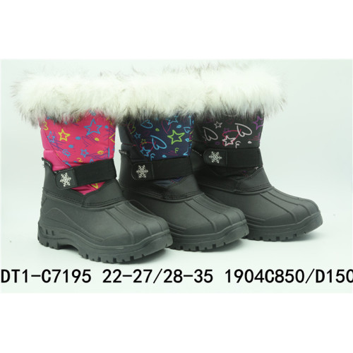 Kids and Children Waterproof Warm Fur Lined Winter Snow Boots