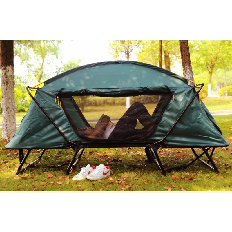 Double Folding Waterproof 2 Person Oversize Hiking Camping Tent Cot