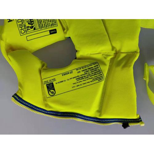 2021 Water safety floatable Neoprene Safety Life Vest Kids Swimming Jacket