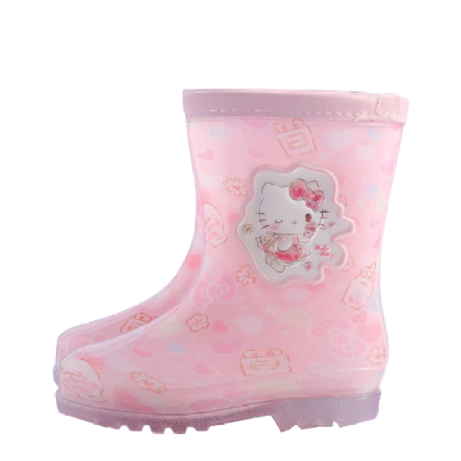 Fashion Lightweight Children Customized Gumboots PVC Kids Rain Boots with Printing