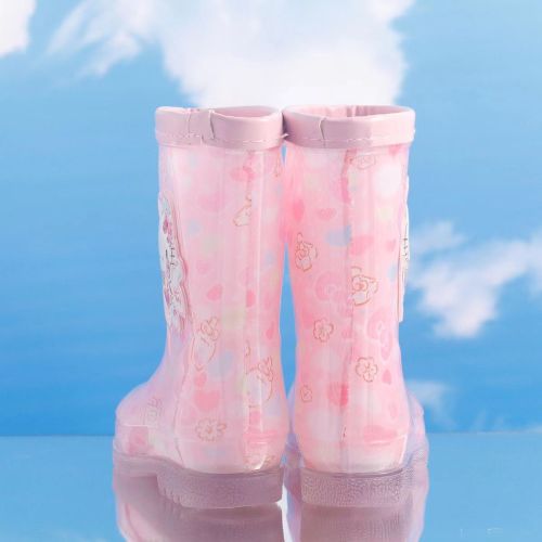 Fashion Lightweight Children Customized Gumboots PVC Kids Rain Boots with Printing