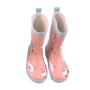 New Design Custom Waterproof Children Wellies Fashion Gumboots Kids Rubber Shoes Baby Rain Boots With Printing