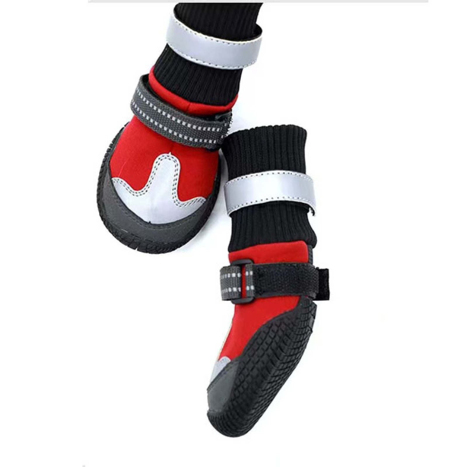 Pet Outdoor Breathable Rubber Dog Shoes Fashion Color Waterproof Reflective Boots for Dog