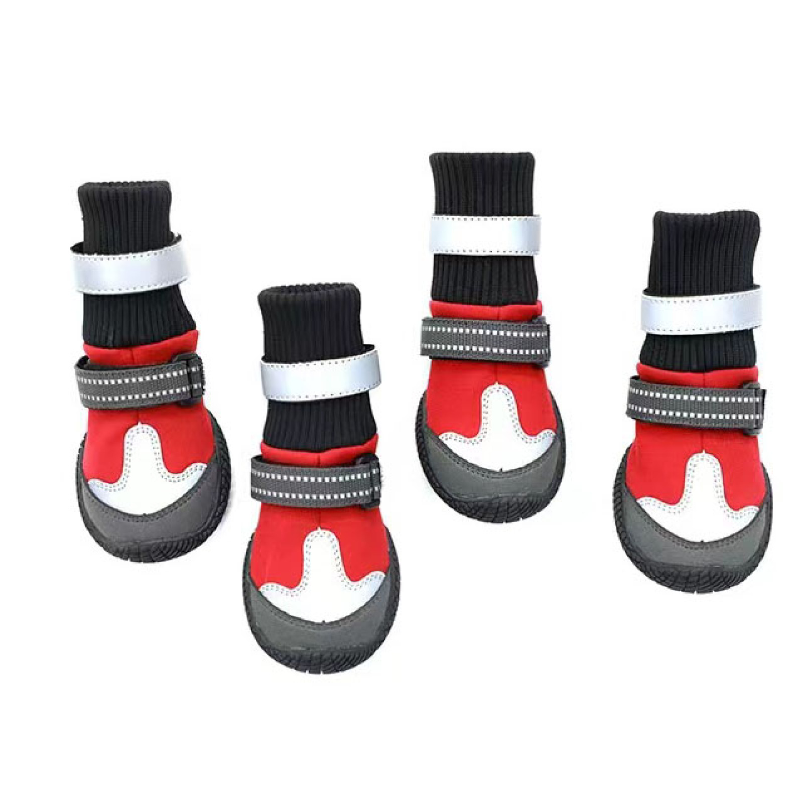Pet Outdoor Breathable Rubber Dog Shoes Fashion Color Waterproof Reflective Boots for Dog
