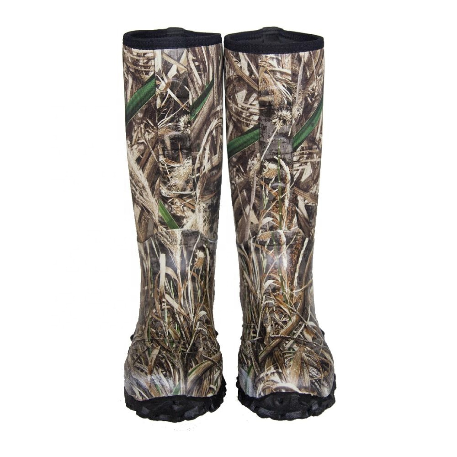 Mens Outdoor Rain Boots Waterproof Camo Rubber Hunting Boots