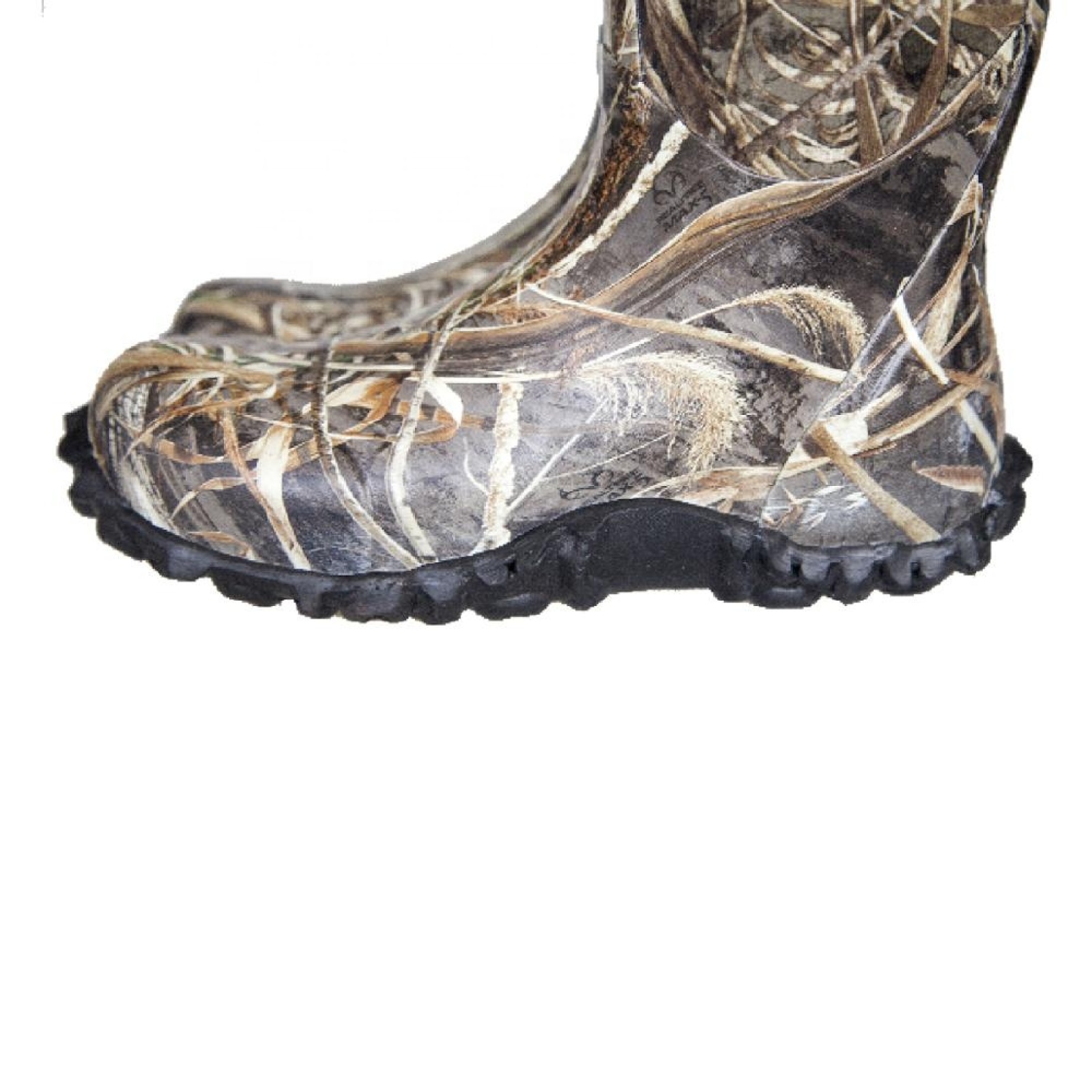 Mens Outdoor Rain Boots Waterproof Camo Rubber Hunting Boots