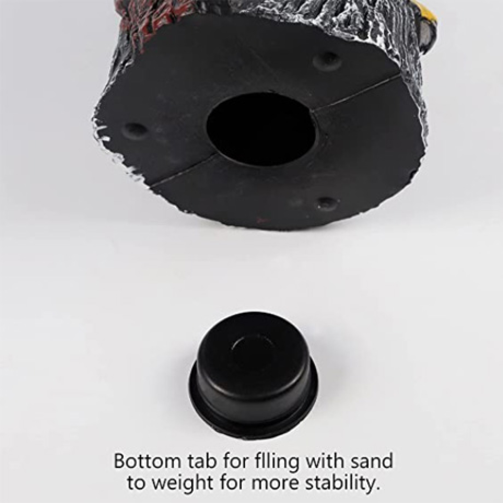 Customized  Horned Owl Bird Deterrents with Yellow Claws Outdoor Garden Realistic Plastic Owl Bird Scarecrow Decoy Wholesale