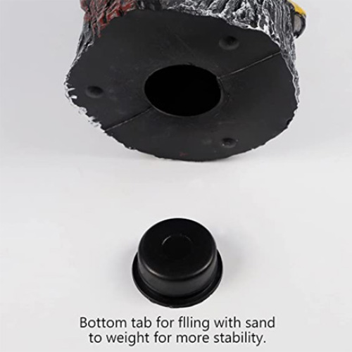 Customized  Horned Owl Bird Deterrents with Yellow Claws Outdoor Garden Realistic Plastic Owl Bird Scarecrow Decoy Wholesale