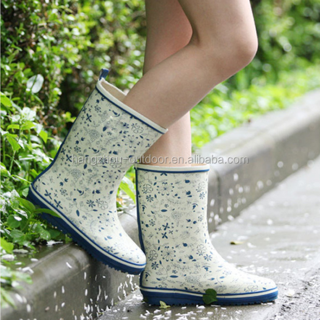 Rubber Waterproof  Kids Rain Boots