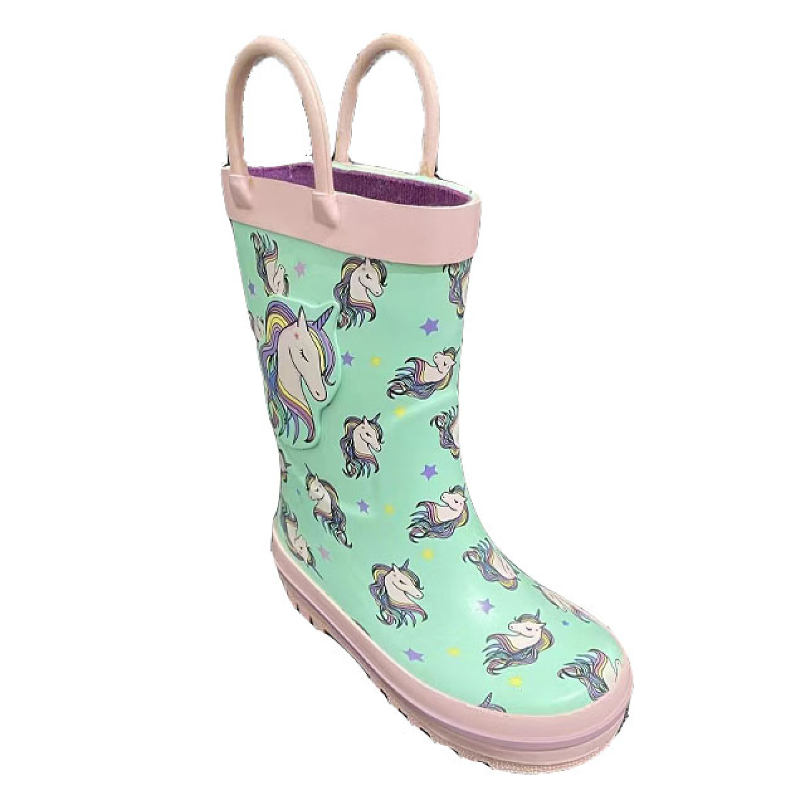 Hot Sale Rain Boots For Kids Rubber Boots Ideal for Rainy Days Waterproof Rain Shoes Printed on Upper