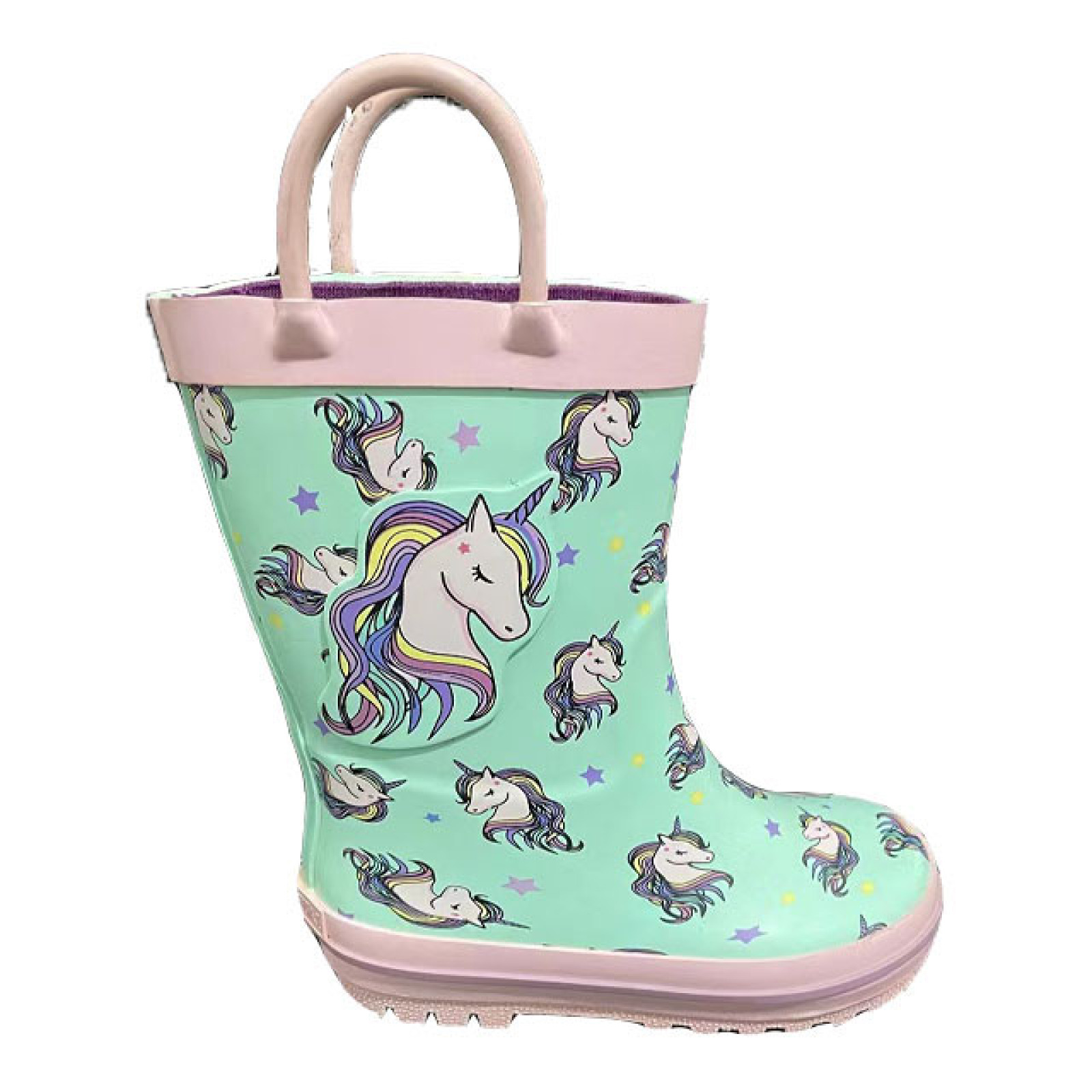 Hot Sale Rain Boots For Kids Rubber Boots Ideal for Rainy Days Waterproof Rain Shoes Printed on Upper