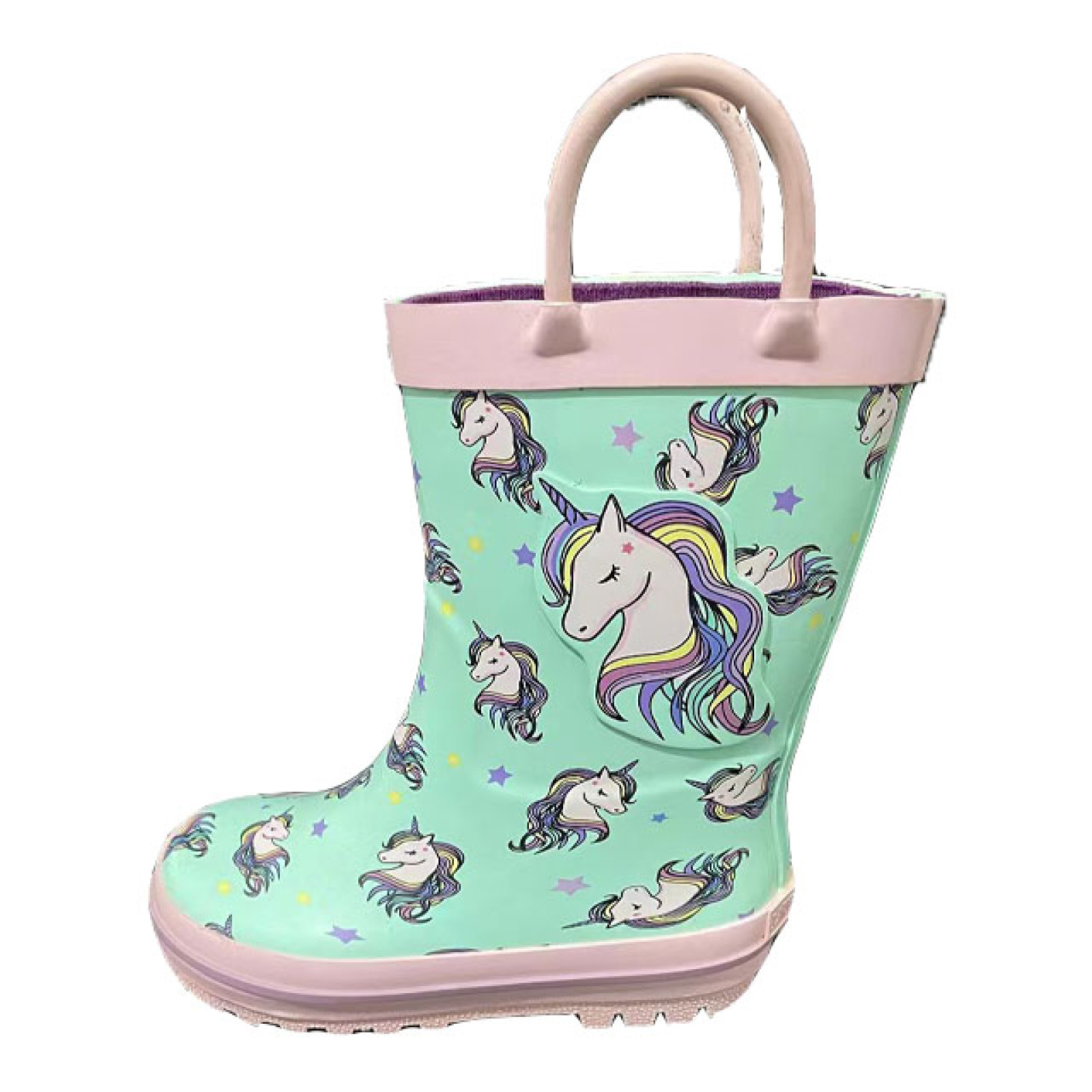 Hot Sale Rain Boots For Kids Rubber Boots Ideal for Rainy Days Waterproof Rain Shoes Printed on Upper