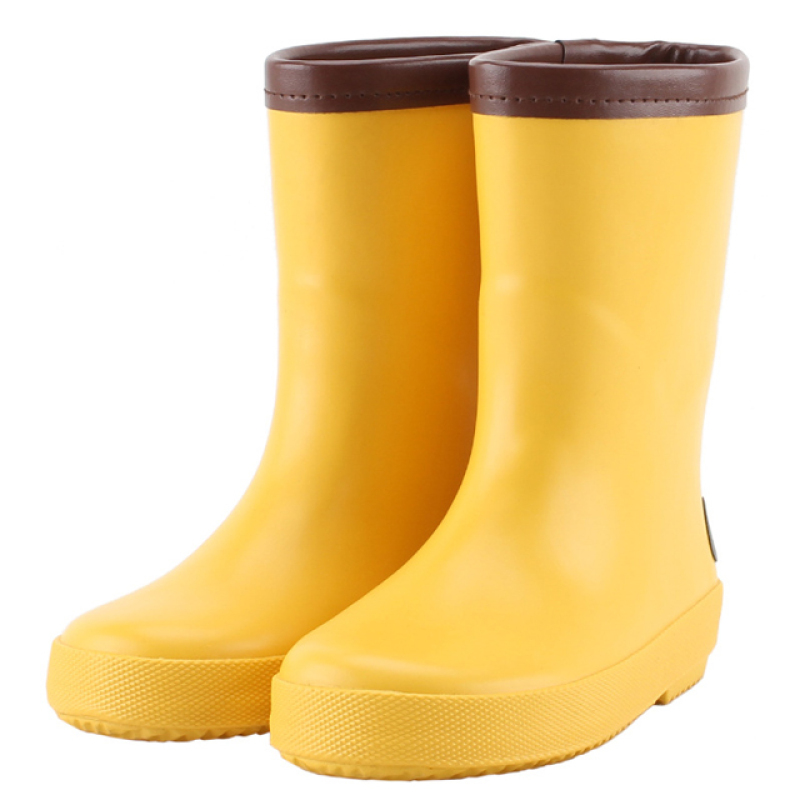 Customized Colorful Kids Rubber Rain Boots Waterproof Fashion Wellies With Mould sole Durable Children Gumboots