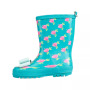 Hot sale flower pattern kids rubber rain boots children rubber wellington boots waterproof child cheap rain boots