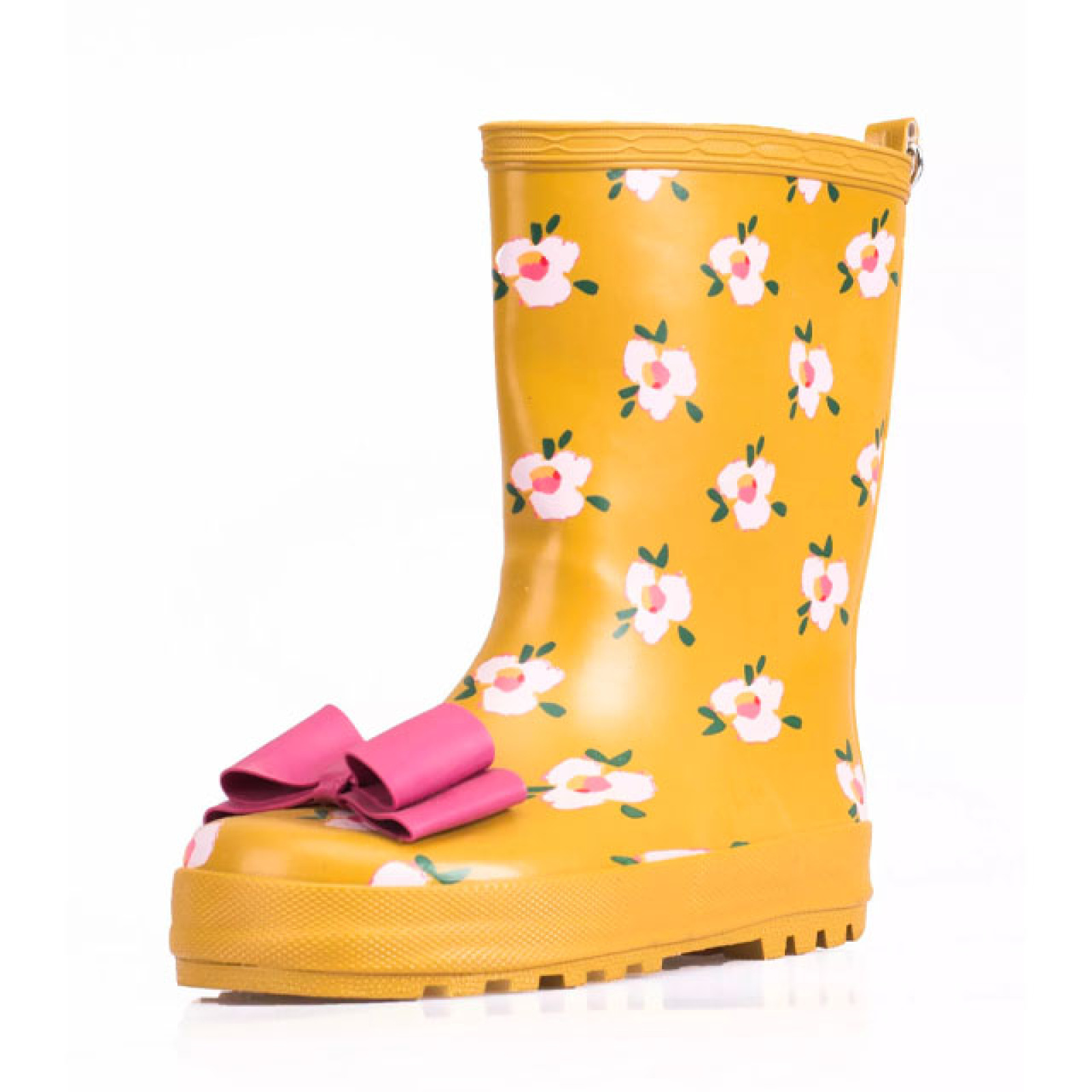 Hot sale flower pattern kids rubber rain boots children rubber wellington boots waterproof child cheap rain boots