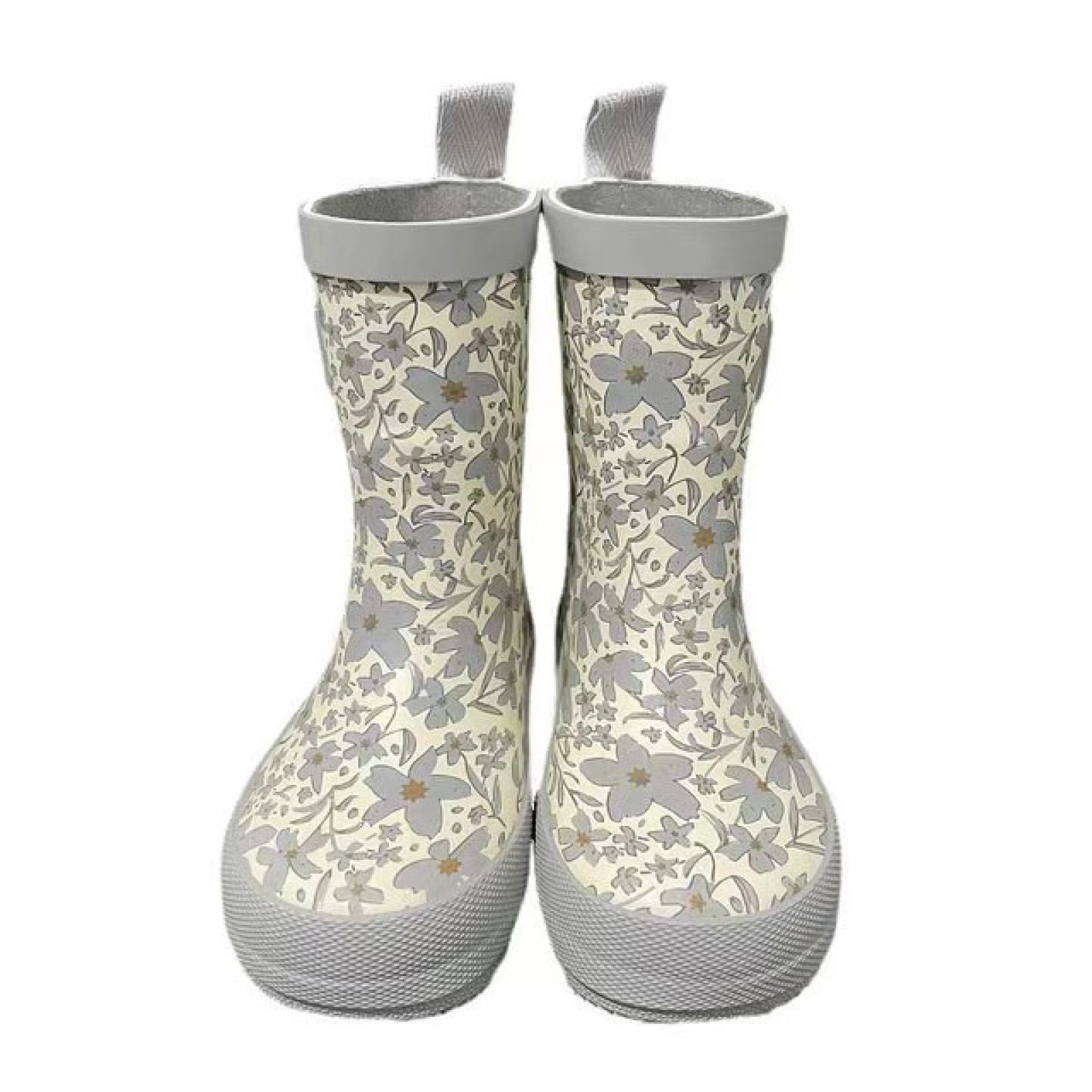 Hot Sale Customized Kids Cute Rubber Rain Boots with Flower Printed Kids Gumboots Wholesale