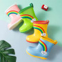 Wholesale 100% Waterproof Light Weight Kids Rain Boots PVC Children Rain Boots