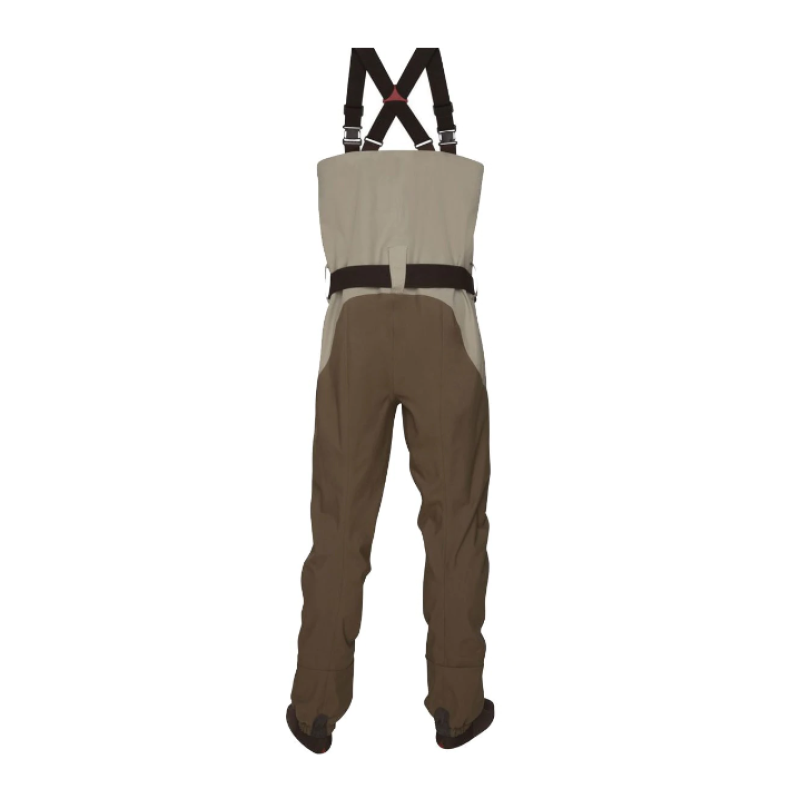 Customize 3-Layer Waterproof Zippered Chest Pocket Stocking foot Breathable Waders for Fly Fishing