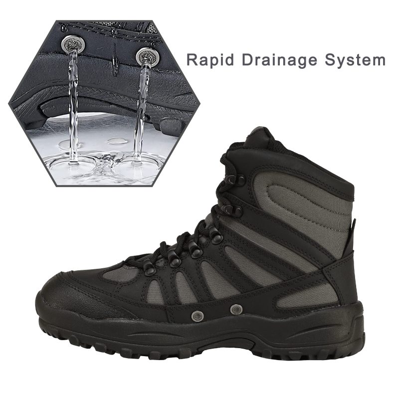 Mens Wading Boots Customized Shoes For Fishing Waterproof Boots With Anti-slip Rubber Sole