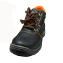 Mens Embossed Leather Safety Shoes