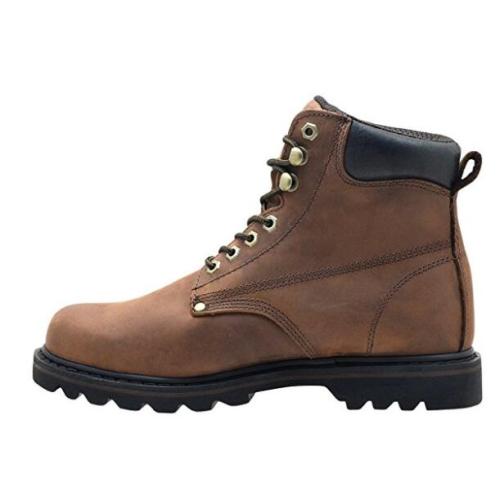 Mens leather light outdoor work Boots
