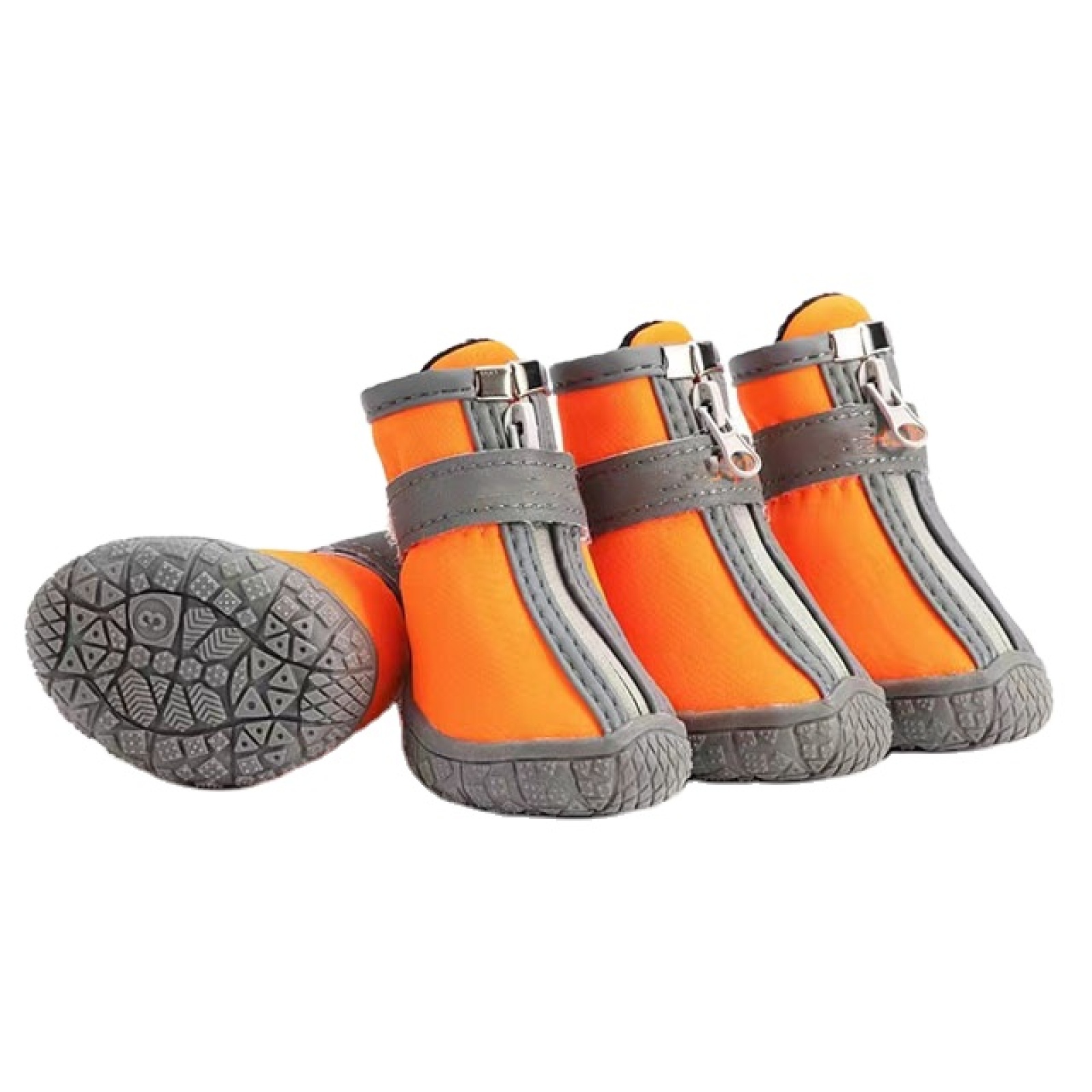 Wholesale Pet Dog Waterproof Boots Anti Slip Protect Paw Dog Shoes With Reflective Stripes