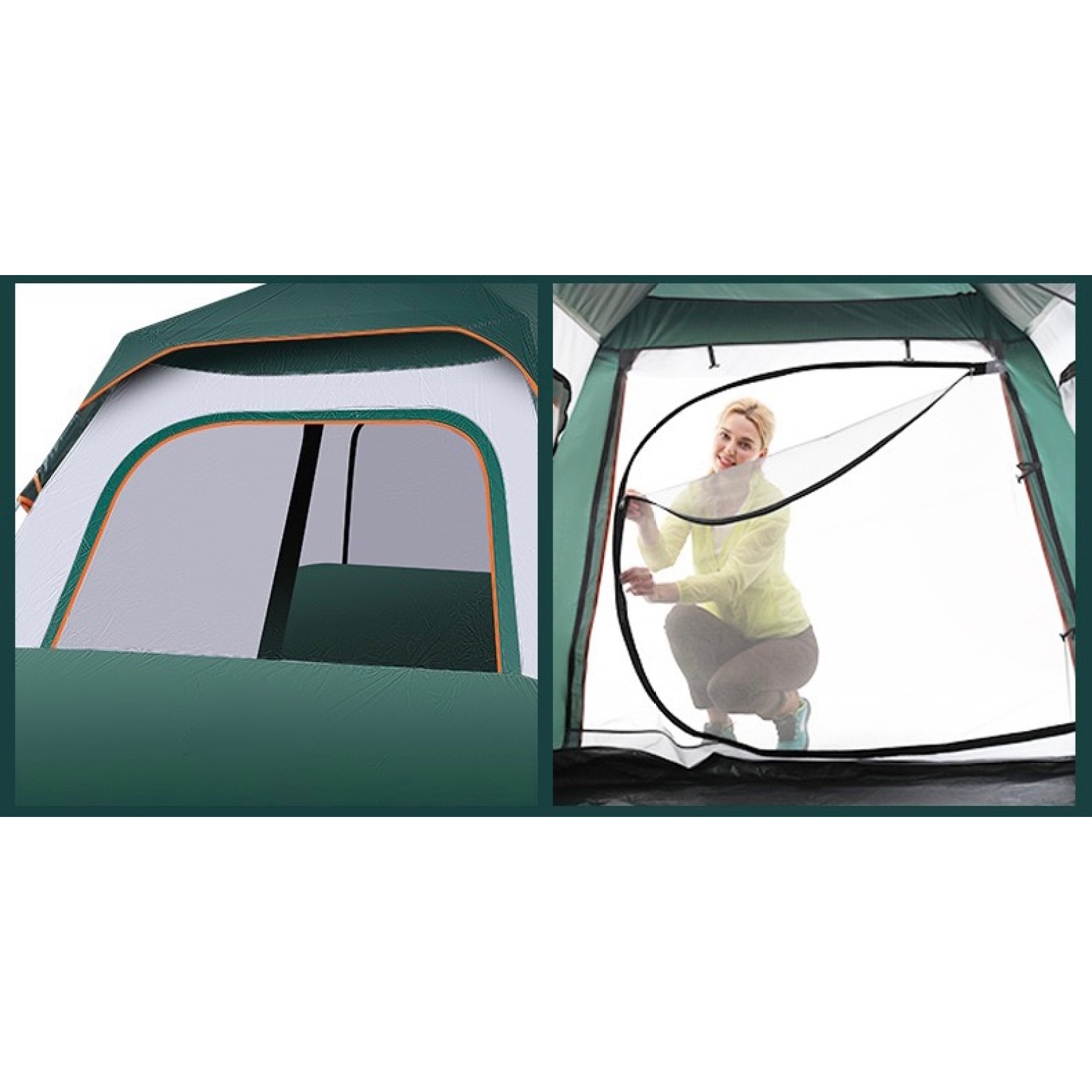 3-4 Person Outdoor Quick Automatic Opening Waterproof Camping Tent